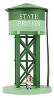 Model-Power State Prison Water Tower Built-Up HO Scale Model Railroad Building #626
