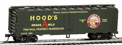 Model-Power 41 Steel Refrigerator Car Hood Milk (Re-Issue) HO Scale Model Train Freight Car #733043