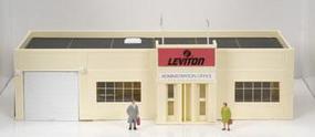 Model-Power Leviton Office Built-Up with Figures HO Scale Model Railroad Building #769