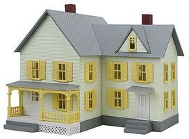 Model-Power Dr. Andrew's House Built-Up HO Scale Model Railroad Building #780