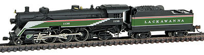 Model-Power 4-6-2 Semi Pacific DCC/Sound Lackawanna N Scale Model Train Steam Locomotive #874261