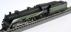 Model-Power 4-6-2 Semi Streamliner Pacific Lackawanna N Scale Model Train Steam Locomotive #87426