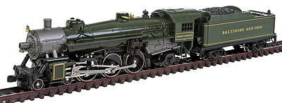 Model-Power 4-6-2 with Tender DCC Baltimore & Ohio N Scale Model Train ...
