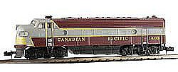 Model-Power EMD FP7A Phase I Canadian Pacific N Scale Model Train Diesel Locomotive #87442