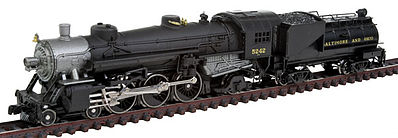 Model-Power USRA 4-6-2 w/Tender DCC Baltimore & Ohio N Scale Model Train Steam Locomoitve #874711