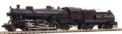 Model-Power 2-8-2 Mikado with Vanderbilt Tender Undecorated N Scale Model Train Steam Locomotive #87590