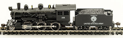 Model-Power 2-6-0 Mogul US Army DCC Ready N Scale Model Train Steam Locomotive #87615
