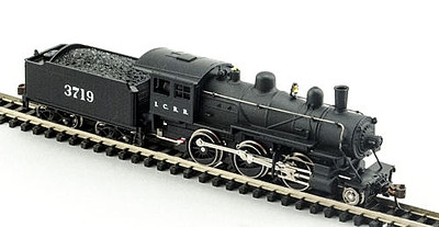 Model-Power 2-6-0 Mogul DC Illinois Central N Scale Model Train Steam Locomotive #87618