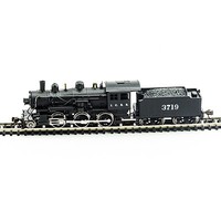 Model-Power 2-6-0 Mogul Illinois Central DCC with Sound N Scale Model Train Steam Locomotive #876181