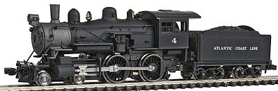 Model-Power 4-4-0 American Standard DC Atlantic Coast Line N Scale Model Train Steam Locomotive #87621