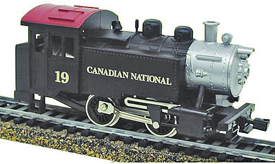 Model-Power 0-4-0 Tank Switcher DCC Canadian National HO Scale Model Train Steam Locomotive #965021