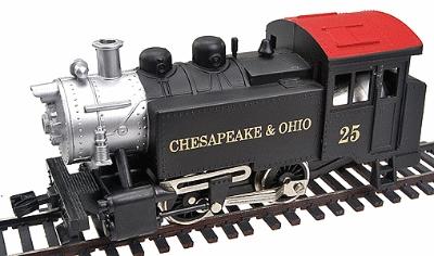 Model-Power Steam 0-4-0 Chesapeake & Ohio Tank Switcher HO Scale Model railroad Steam Locomotive #96509