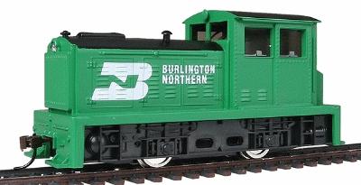 Model-Power DDT Plymouth Industrial DC Burlington Northern HO Scale Model Train Diesel Locomotive #96669