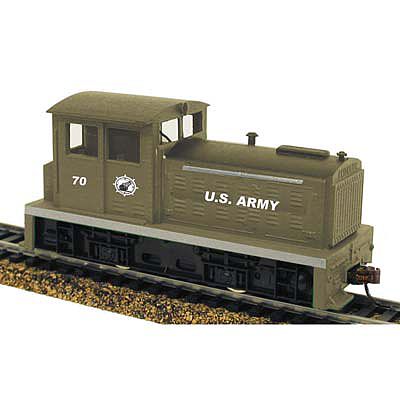 Model-Power DDT Plymouth Industrial DCC w/Sound/Remote US Army HO Scale Model Diesel Locomotive #966811