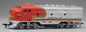 Model-Power Diesel F2-A Dual Drive AT&SF HO Scale Model Railroad Locomotive #96800