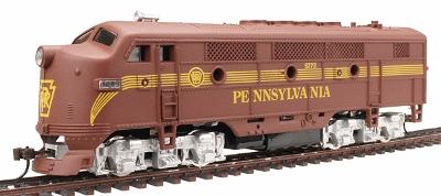 Model-Power F2-A Dual Drive w/Light Pennsylvania RR HO Scale Model Train Diesel Locomotive #96801
