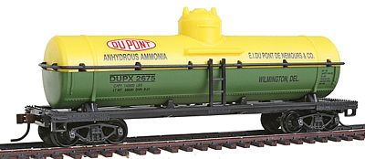 Model-Power Chemical Tank Dupont HO Scale Model Train Freight Car #96921