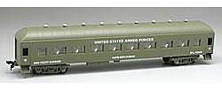 Model-Power 67 US AF Troop Carrier HO Scale Model Train Passenger Car #99895