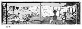 Women Hanging Laundry