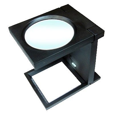 Magnifiers-Inc 4.5 Lighted Folding Magnifier 2x Power