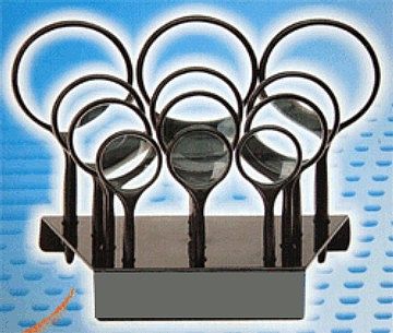 Magnifiers-Inc Glass Magnifier Assortment Various Sizes (12pc)