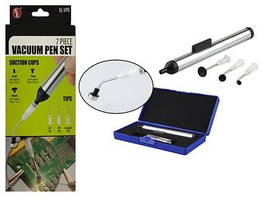 Magnifiers-Inc 7pc Vacuum Pen Set w/Interchangeable Suction Cups & Tips