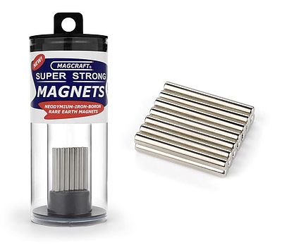 Magcraft 1/8x1 Rare Earth Rod Magnets (14)