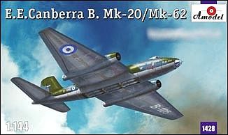 A-Model-From-Russia EE Canberra B Mk 20/62 Bomber Plastic Model Airplane Kit 1/144 Scale #1428