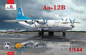 A-Model-From-Russia Antonov An12B Cargo Aircraft Plastic Model Airplane Kit 1/144 Scale #1470
