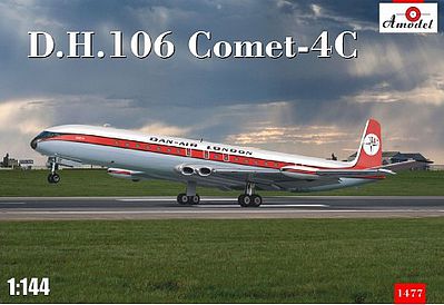 A-Model-From-Russia DH106 Comet 4C Passenger Airliner Plastic Model Airplane Kit 1/144 Scale #1477