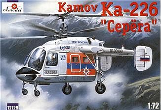 A-Model-From-Russia Kamov Ka226 Serega Russian Rescue Helicopter Plastic Model Helicopter Kit 1/72 Scale #72129