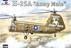 A-Model-From-Russia H25A Army Mule USAAF Helicopter Plastic Model Helicopter Kit 1/72 Scale #72147