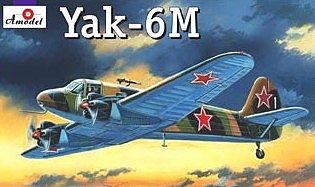 A-Model-From-Russia Yak6M Soviet Light Transport Aircraft Plastic Model Airplane Kit 1/72 Scale #72182