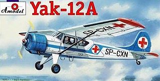 A-Model-From-Russia Yak12A Soviet Multi-Role Aircraft Plastic Model Airplane Kit 1/72 Scale #72188