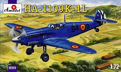 A-Model-From-Russia HA1109 K1L Spanish Fighter Plastic Model Airplane Kit 1/72 Scale #72222