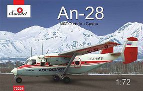 A-Model-From-Russia Antonov An28 NATO Code Polar Aircraft Plastic Model Airplane Kit 1/72 Scale #72226