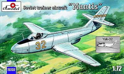 A-Model-From-Russia Yak32 Mantis Soviet Trainer Aircraft Plastic Model Airplane Kit 1/72 Scale #72232