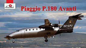 A-Model-From-Russia Piaggio P180 Avanti Bomber (New Tool) Plastic Model Airplane Kit 1/72 Scale #72301