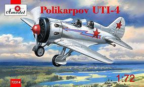 A-Model-From-Russia Polikarpov UTI4 Flight Trainer Aircraft Plastic Model Airplane Kit 1/72 Scale #72314