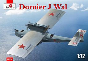 A-Model-From-Russia Dornier J Wal German Flying Boat (New Tool) Plastic Model Airplane Kit 1/72 Scale #72336