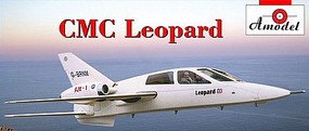A-Model-From-Russia CMC Leopard British Business Jet Plastic Model Airplane Kit 1/72 Scale #72337