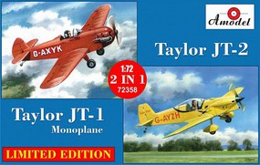 A-Model-From-Russia Taylor JT1/JT2 Monoplane (2 in 1) Plastic Model Airplane Kit 1/72 Scale #72358
