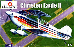 A-Model-From-Russia Christen Eagle II Double Seater American Sport Plane Plastic Model Airplane Kit 1/72 #7298