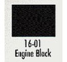 Modelflex Modelflex Railroad Color Engine Black 1oz. Bottle Model Airbrush Acrylic Paint #1601