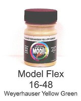 Modelflex WEYERHAUSER YLW GRN 1oz (3)