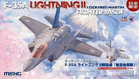 Meng F-35A Lightning II Plastic Model Airplane Kit 1/48 Scale #ls008