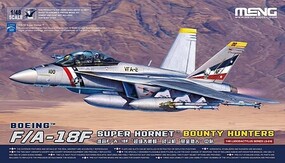 Meng F/A18F Super Hornet Bounty Hunters Fighter Plastic Model Airplane Kit 1/48 Scale #ls16
