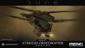 Meng Dune Movie- Atreides Ornithopter (7''wingspan, 4''long)
