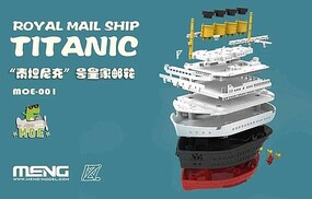 Meng Cartoon Royal Mail Titanic Plastic Model Sailing Ship Kit #moe001