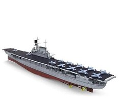 Meng Uss Enterprise CV-6 Carrier Plastic Model Military Ship Kit 1/700 Scale #ps005